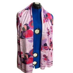 SHARIFAH‎ BELLA X Clarissa Maskilone Women’s Scarf 38X27 New Without Tags